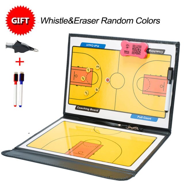 Professional Coach Board for Basketball with Zipper - Double-side Clipboard