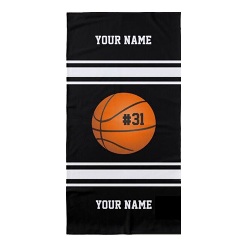Custom Name/Number Basketball Towel