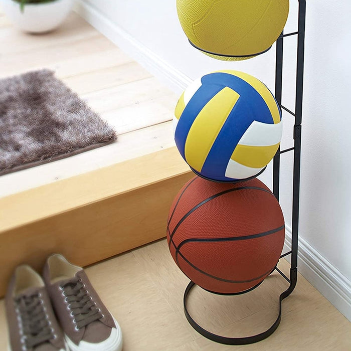 Basketball Stand - Storage Rack Suitable for Basketball and Football for Home & Court