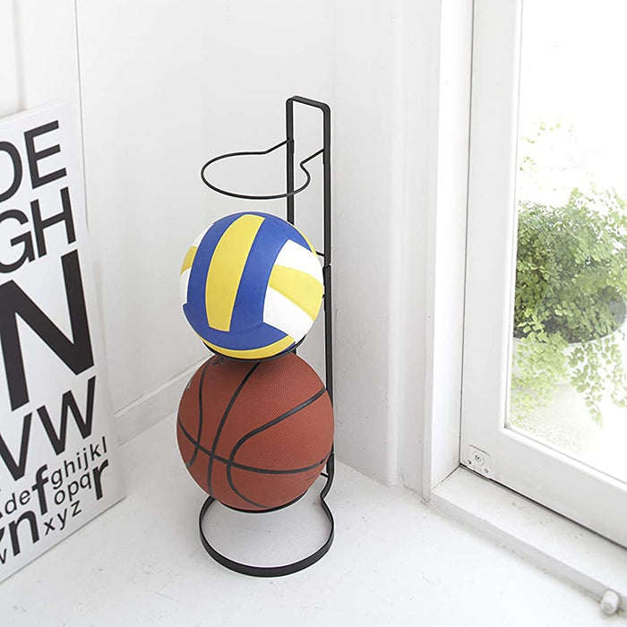 Basketball Stand - Storage Rack Suitable for Basketball and Football for Home & Court