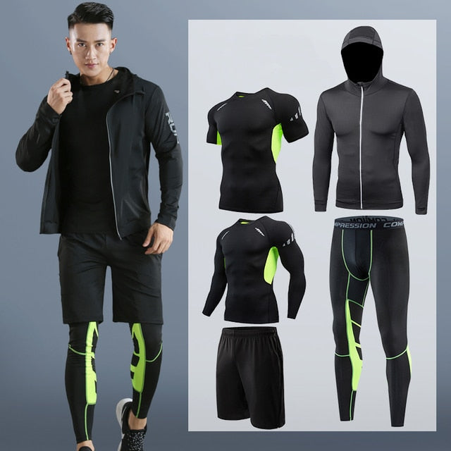Training Compression Tracksuit - 5 Piece — HoopersDome
